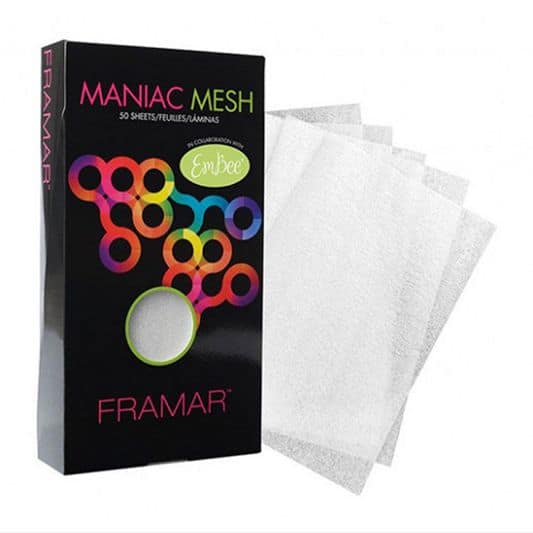 Framar Maniac Mesh Color Cartine In Plastica 50pz.