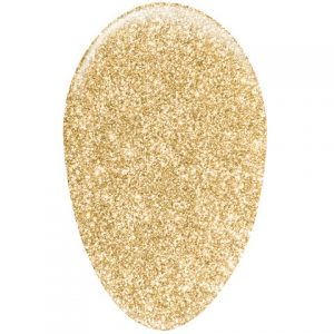 Gel Polish Mega Glitter Gold 8ml