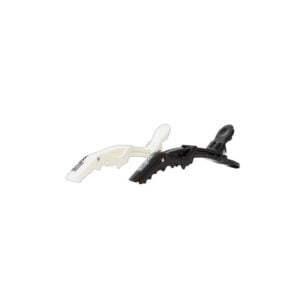 Becco Abs Clips Bianco e Nero 112mm 12pz