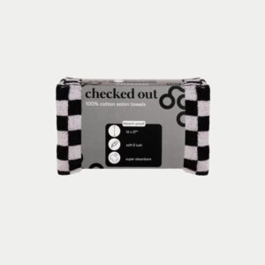 Framar Salon Towels Black & White Asciugamano Cotone 6pz. misura 40,64 &times; 68,58 cm