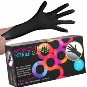 Framar Guanti Nitrile Midnight Mitts Large