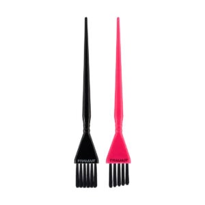 Framar Pennelli Detail Brush Set Nero e Rosa 2pz.
