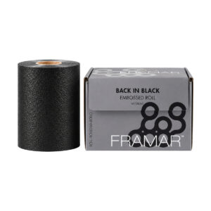 Framar Alluminio Medium Roll Embossed Back In Black 100,58mt