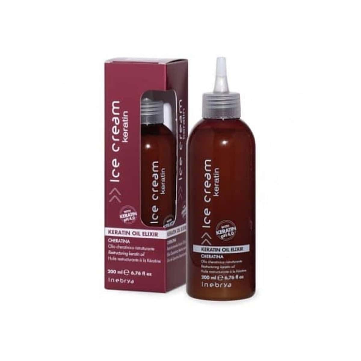 12139 — 000 (6095) Ice Cream Keratin Keratin Oil Elixir 200ml