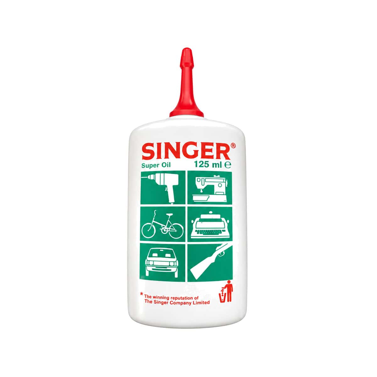 12524 — 000 (6479) Super Olio Singer 125ml Per Tosatrici E Altri Dispositivi Meccanici