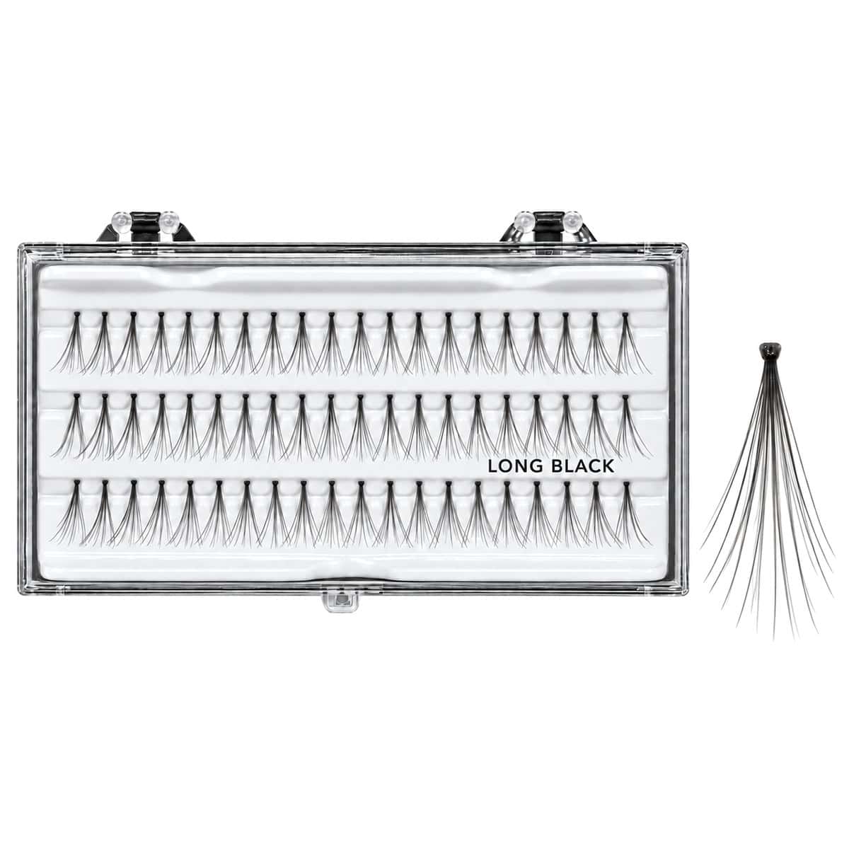 12762 — 000 (6717) Ciglia Rinfoltimento 60 Ciuffi - Long Black