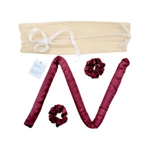 Curling Ribbon Bordeaux + 2 Scrunchies + Sacchetto