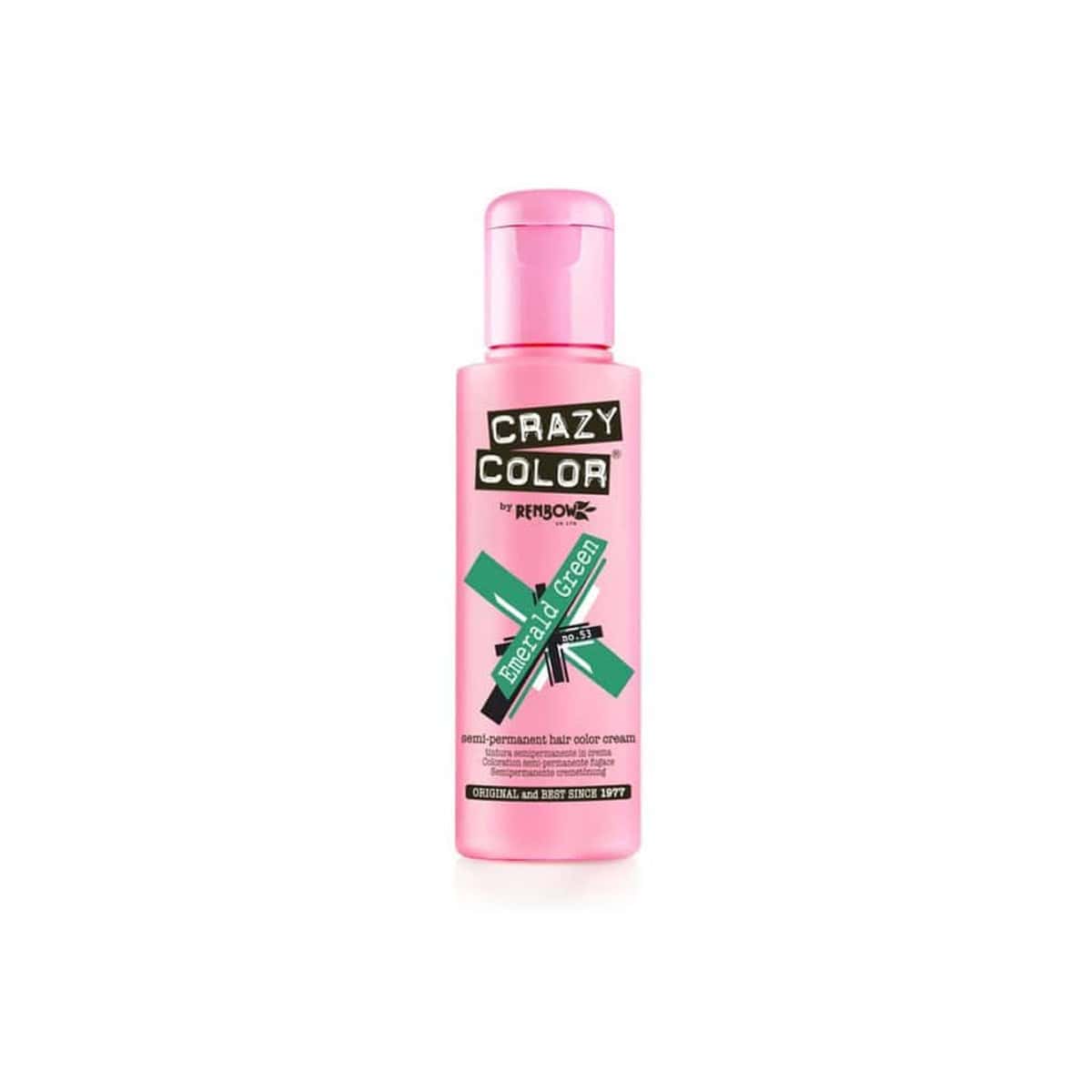 13332 — 000 (7281) Crazy Color Semipermanente 100ml Emerald Green