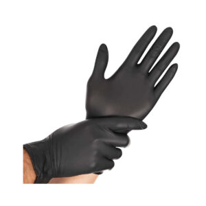 Guanti Nitrile Nero Taglia Medium 100pz.