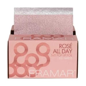 Framar Alluminio Fogli Pre-Tagliati 12,7x27,9cm Rosé All Day 5x11 Da 500pz.