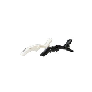 Becco Abs Clips Bianco e Nero 112mm 12pz