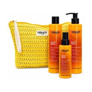 Dikson Kit Solare - Maschera 300ml + Shampoo 300ml + Spray 150ml + Pochette Omaggio